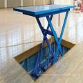 TUHE Hot Sale 1000 kg 1500 mm Indoor Hydraulic Scissor Lift Platform